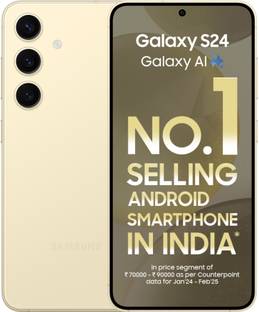 SAMSUNG Galaxy S24 5G (Amber Yellow, 512 GB)