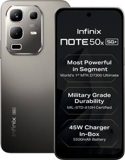 Infinix Note 50x 5G+ (Titanium Grey, 128 GB)