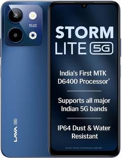 LAVA Storm Lite 5G (Astral Blue, 128 GB)