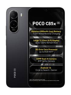 POCO C85x 5G (Elite Black, 64 GB)