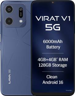 LAVA Virat V1 5G (Arya Blue, 128 GB)