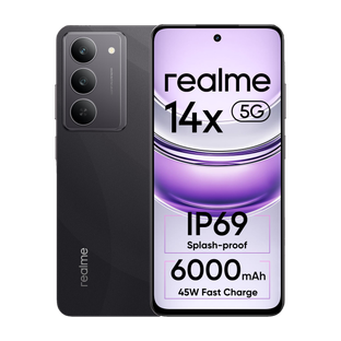 realme 14x 5G (Crystal Black, 128 GB)
