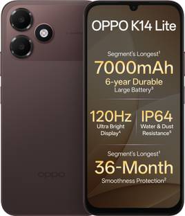 OPPO K14 Lite (Stone Brown, 64 GB)