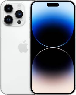 Add to Compare APPLE iPhone 14 Pro Max (Silver, 128 GB) 128 GB ROM 17.02 cm (6.7 inch) Super Retina XDR Display 48MP + 12MP + 12MP | 12MP Front Camera A16 Bionic Chip, 6 Core Processor Processor 1 Year Warranty for Phone and 6 Months Warranty for In-Box Accessories ₹1,27,999 ₹1,34,900 5% off Free delivery Save extra with combo offers Upto ₹30,600 Off on Exchange