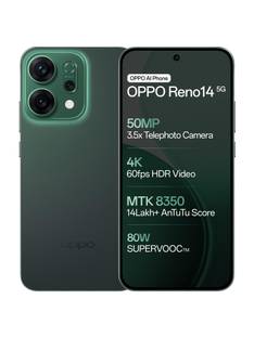 OPPO Reno14 5G (Forest Green, 256 GB)