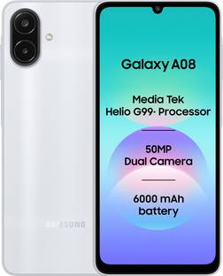 Samsung Galaxy A08 LTE (Silver, 64 GB)