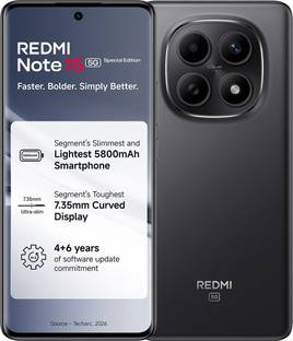 REDMI Note 15 SE 5G (Carbon Black, 256 GB)