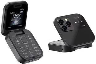 FUZIQRA AL PRODUCTS Rock X Flip Dual Sim Keypad Mobile with 1.8"Display Flip/Fold Call & SMS
