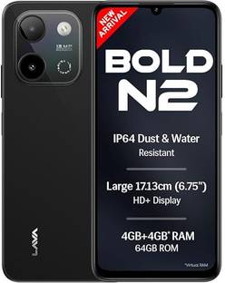 LAVA Bold N2 (Indus Black, 64 GB)