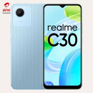 Realme C30 - Locked with Airtel Prepaid (Lake Blue, 32 GB)