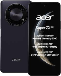 Acer Super ZX 5G (Lunar Blue, 128 GB)