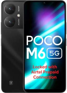 POCO M6 5G - Locked with Airtel Prepaid (Galactic Black, 128 GB)