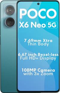 POCO X6 Neo 5G (Horizon Blue, 256 GB)