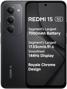 REDMI 15 5G (Midnight Black, 128 GB)