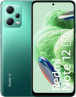 Add to Compare REDMI Note 12 5G (Frosted Green, 128 GB) 43,573 Ratings & 293 Reviews 4 GB RAM | 128 GB ROM | Expandable Upto 1 TB 16.94 cm (6.67 inch) Full HD+ AMOLED Display 48MP + 8MP + 2MP | 13MP Front Camera 5000 mAh Battery Qualcomm Snapdragon 4 Gen 1 Processor 1 Year Manufacturer Warranty for Phone and 6 Months Warranty for In the Box Accessories ₹16,999 ₹19,999 15% off Free delivery by Today No Cost EMI from ₹2,834/month Bank Offer