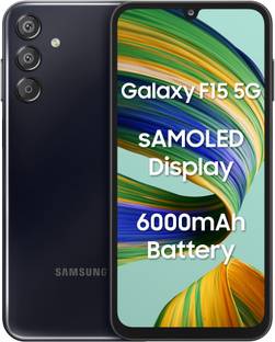 SAMSUNG Galaxy F15 5G (Ash Black, 128 GB)