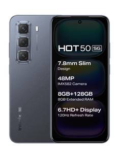 Infinix Hot 50 5G (Sleek Black, 128 GB)
