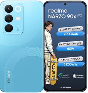 realme Narzo 90x 5G (Aqua Blue, 128 GB)