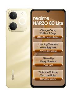 realme Narzo 80 Lite (Beach Gold, 64 GB)