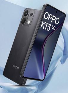 OPPO K13 5G with 7000mAh and 80W SUPERVOOC Charger In-The-Box (Prism Black, 128 GB)