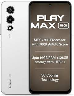 LAVA Play Max 5G (Himalayan White, 128 GB)