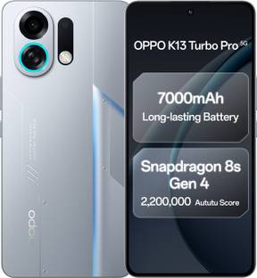 OPPO K13 Turbo Pro 5G (Silver Knight, 256 GB)