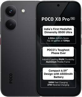 POCO X8 Pro (Black, 256 GB)