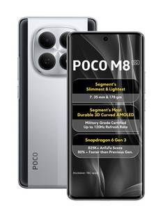 POCO M8 (Frost Silver, 128 GB)