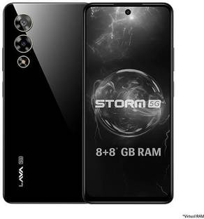 LAVA Storm 5G (Thunder Black, 128 GB)