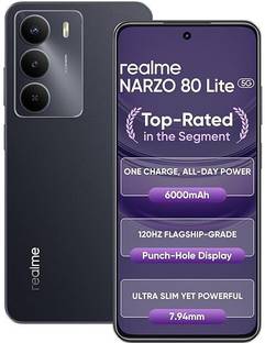 realme Narzo 80 Lite 5G (Onyx Black, 128 GB)
