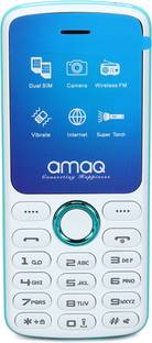 amaq Q1 Dual Sim, LED torch,Earphone included,Wireless FM,Super Slim