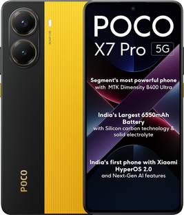 POCO X7 Pro 5G (Yellow, 256 GB)