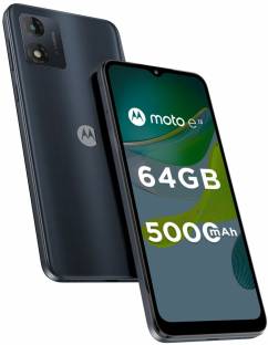 Add to Compare MOTOROLA e13 (Cosmic Black, 64 GB) 3.93,583 Ratings & 314 Reviews 2 GB RAM | 64 GB ROM | Expandable Upto 1 TB 16.51 cm (6.5 inch) HD+ Display 13MP Rear Camera | 5MP Front Camera 5000 mAh Battery Unisoc T606 Processor 1 Year on Handset and 6 Months on Accessories ₹6,999 ₹9,999 30% off Free delivery by Today Upto ₹5,850 Off on Exchange Bank Offer