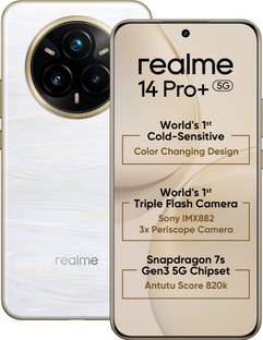 realme 14 Pro+ 5G (Pearl White, 256 GB)
