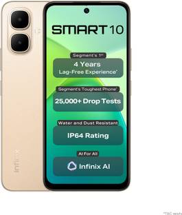 Infinix SMART 10 (Twilight Gold, 64 GB)