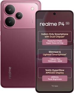 realme P4 5G (Forge Red, 128 GB)