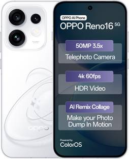 OPPO Reno16 5G (Starry White, 256 GB)