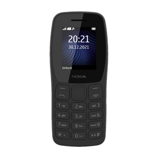Nokia 105 Classic Single Sim Keypad Phone, Without Charger