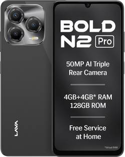 LAVA Bold N2 Pro (Eclipse Grey, 128 GB)