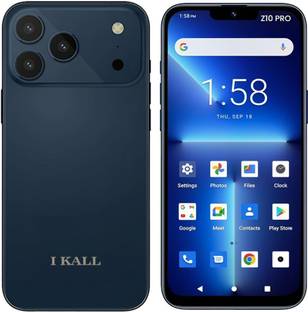 I Kall Z10 Pro Smartphone- 6.53" HD Display with 5000mAh Battery, 20MP Rear Camera (Blue, 64 GB)