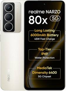 realme Narzo 80x 5G (Sunlit Gold, 128 GB)