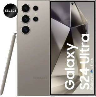 Samsung Galaxy S24 Ultra 5G (Titanium Gray, 256 GB)