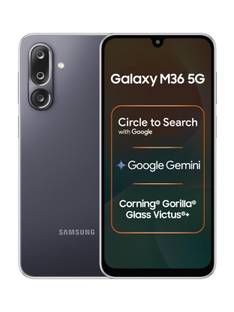 Samsung M36 5G (Velvet Black / Black, 128 GB)
