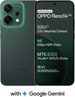 OPPO Reno14 5G (Forest Green, 256 GB)