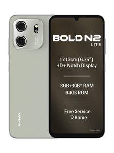 LAVA Bold N2 Lite (Kolar Gold, 64 GB)
