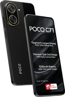 POCO C71  - Locked with Airtel Prepaid (Power Black, 64 GB)
