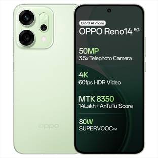 OPPO Reno14 5G (Mint Green, 256 GB)