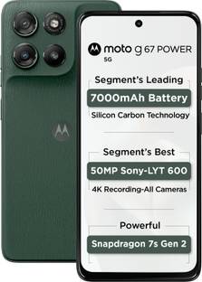 Moto g67 power 5G (Pantone Cilantro, 128 GB)