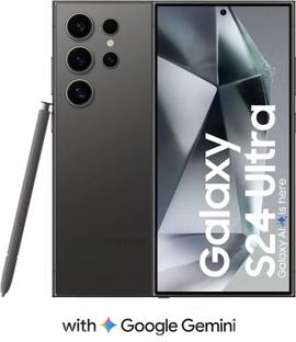 Samsung Galaxy S24 Ultra 5G (Titanium Black, 256 GB)