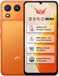 itel ZENO 200 4G (Comet Orange, 128 GB)